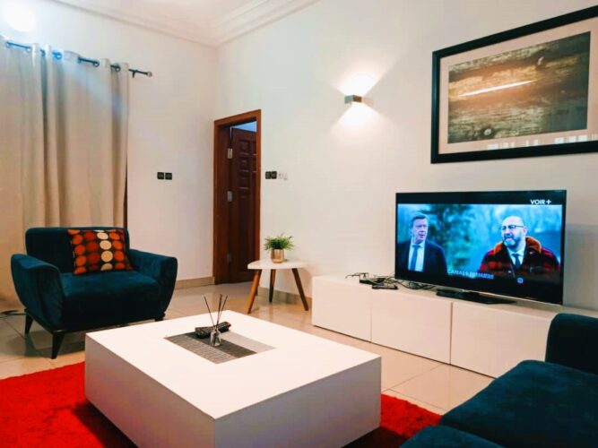 1 Chambre salon meublé à Cadjèhoun