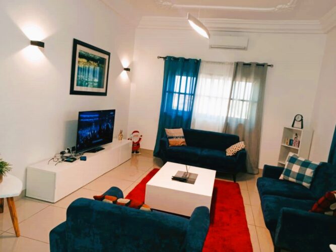 1 Chambre salon meublé à Cadjèhoun